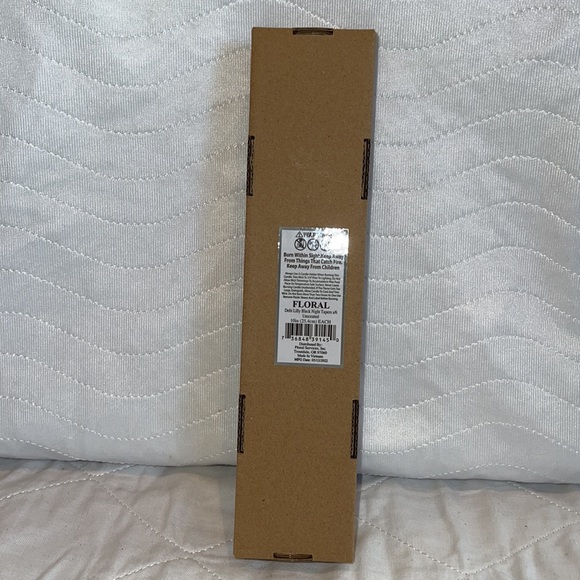 Debi Lilly Design Black Night Unscented Taper Candles 🕯 Set Of 6 New In Box - Picture 5 of 5